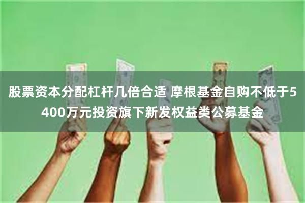 股票资本分配杠杆几倍合适 摩根基金自购不低于5400万元投资旗下新发权益类公募基金