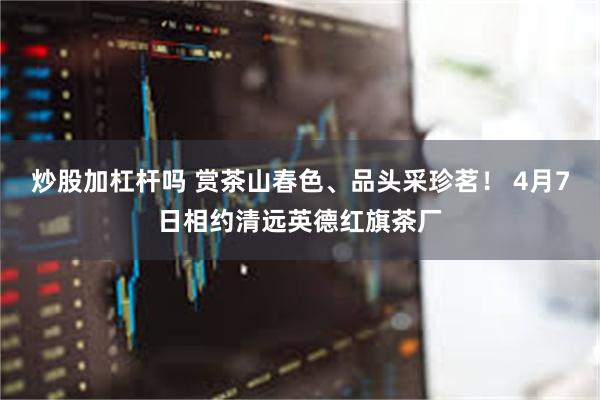 炒股加杠杆吗 赏茶山春色、品头采珍茗！ 4月7日相约清远英德红旗茶厂
