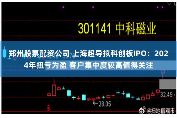 郑州股票配资公司 上海超导拟科创板IPO：2024年扭亏为盈 客户集中度较高值得关注